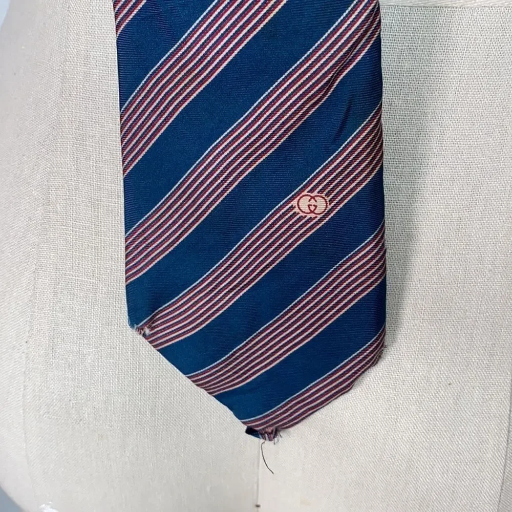 Vintage GUCCI retro stripe 60s scarf
